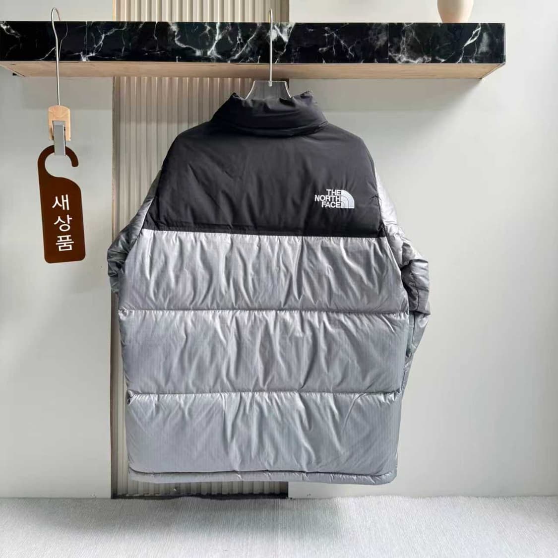 노스페이스 화이트라벨 노벨티 눕시 다운 자켓 헤더 그레이 NJ1DP62M 상품이미지4