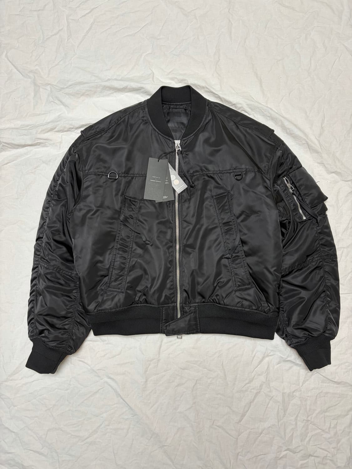 [새상품] 유아인 x 무신사 스탠다드 ma-1 마원 / L사이즈 상품이미지2