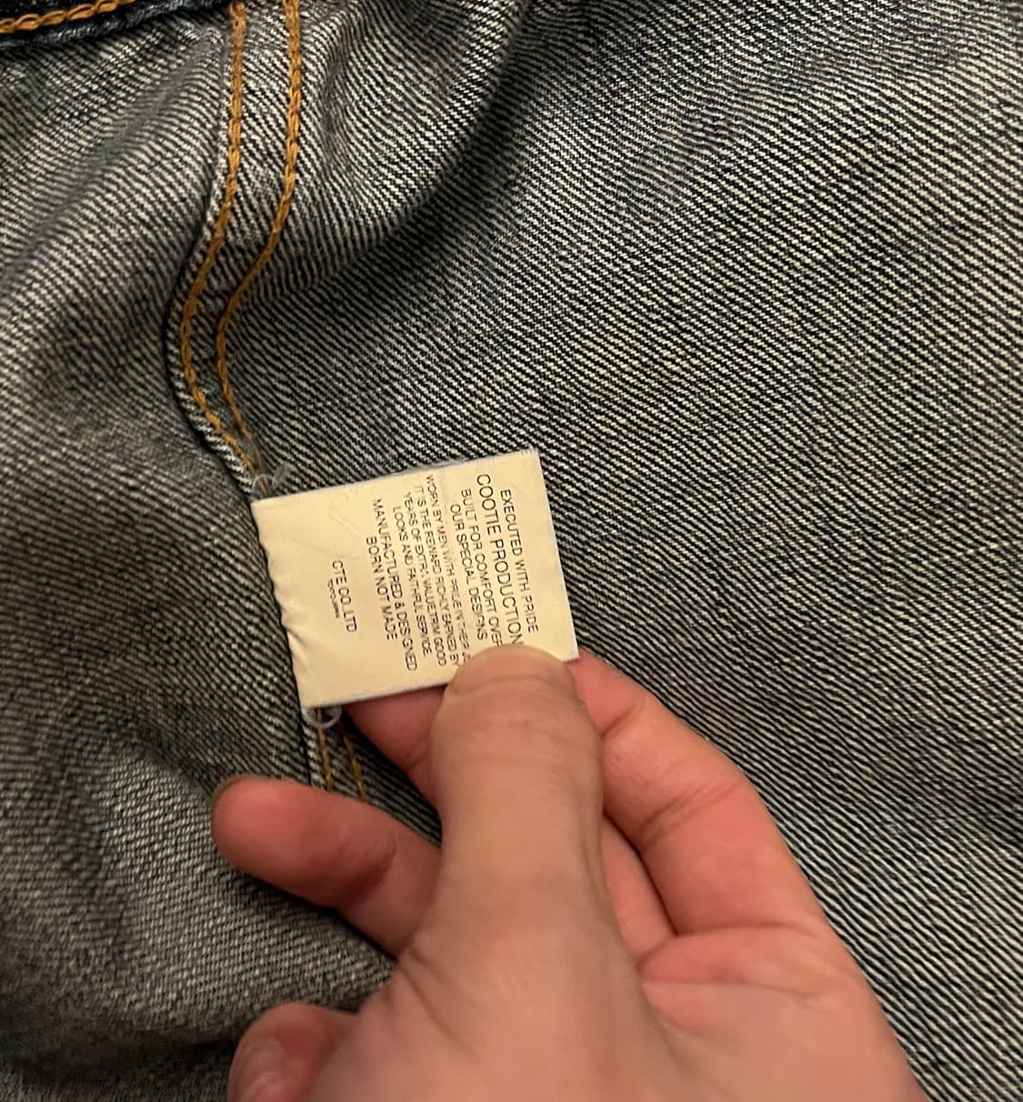 [XL]Cootie 2세대 셀비지 데님 트러커 자켓 상품이미지7