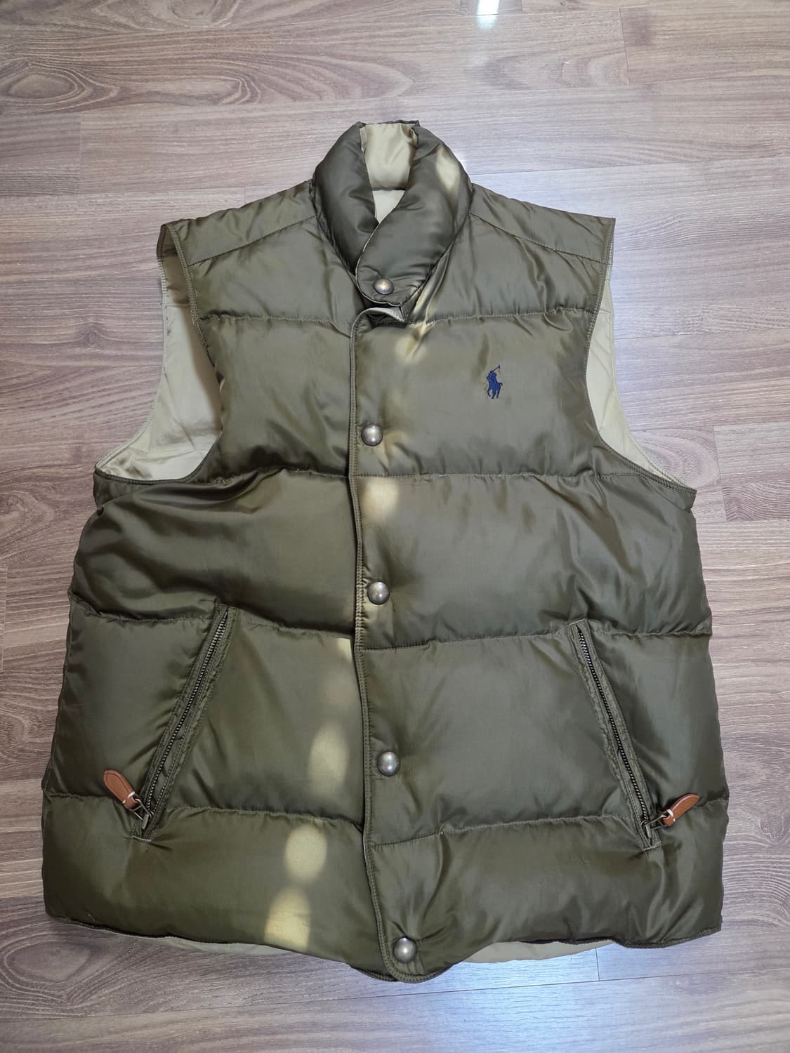 폴로 리버시블(양면)패딩 조끼 상품이미지2