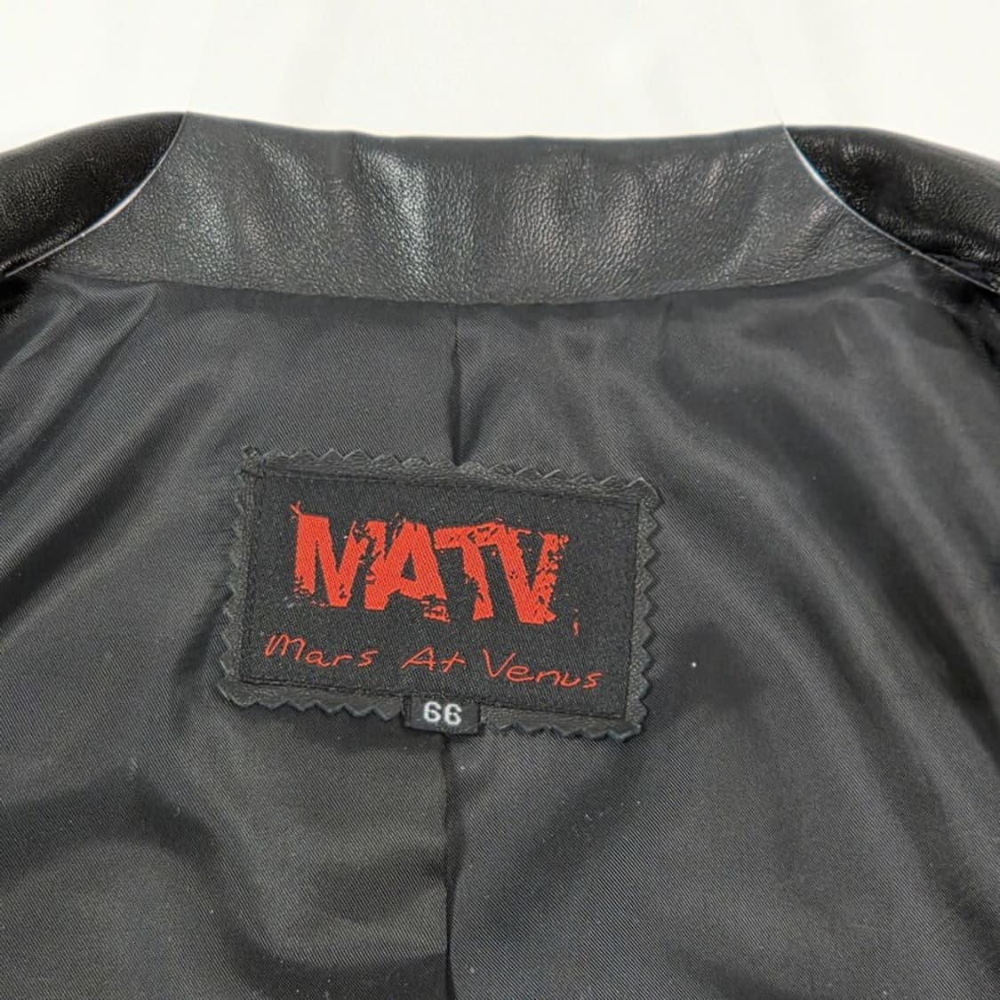 MATV 천연 양가죽 블레이저 자켓 블랙 66 상품이미지6