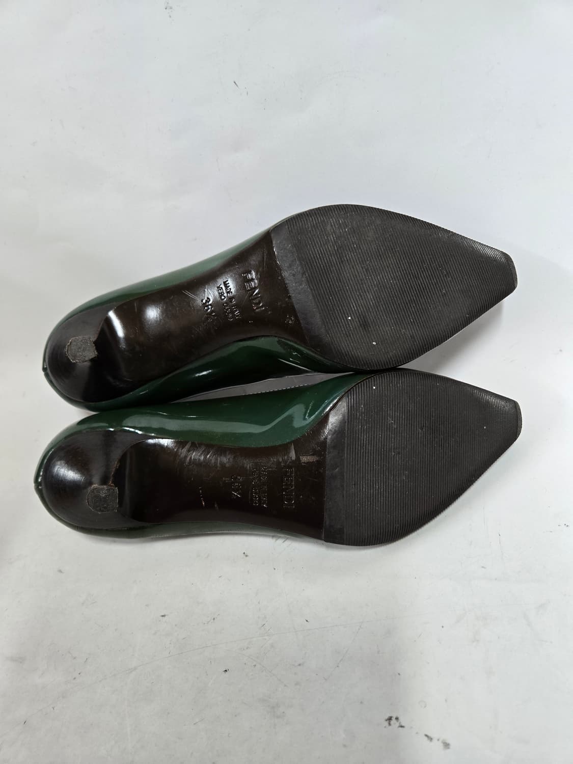 펜디 그린 페이던트 메리제인 펌프스36 1/2 235mm 상품이미지6