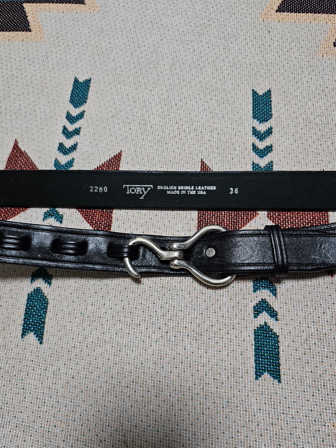 Tory leather 2280 벨트 36사이즈 (실제34 사이즈) 상품이미지1