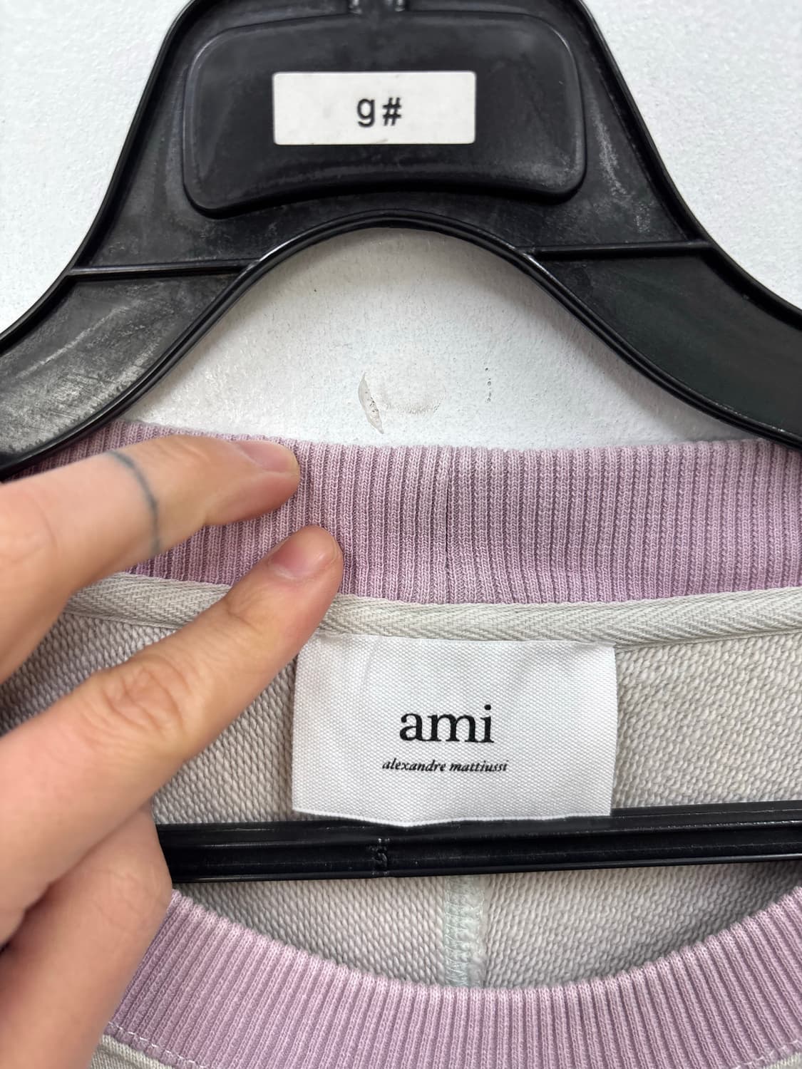 AMI 아미 하트로고 맨투맨 상품이미지5