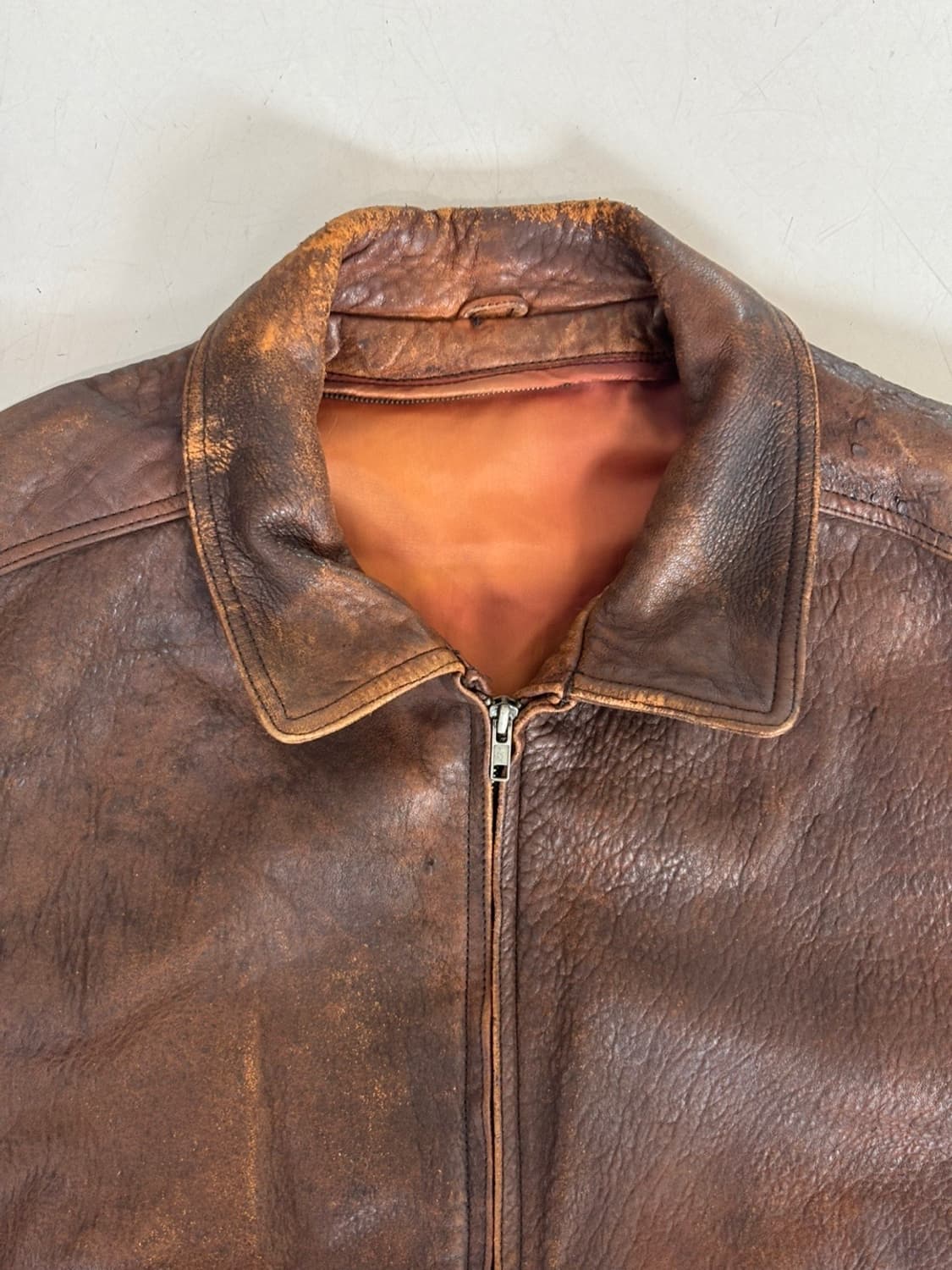 Vintage Lamb Leather Jacket 상품이미지4