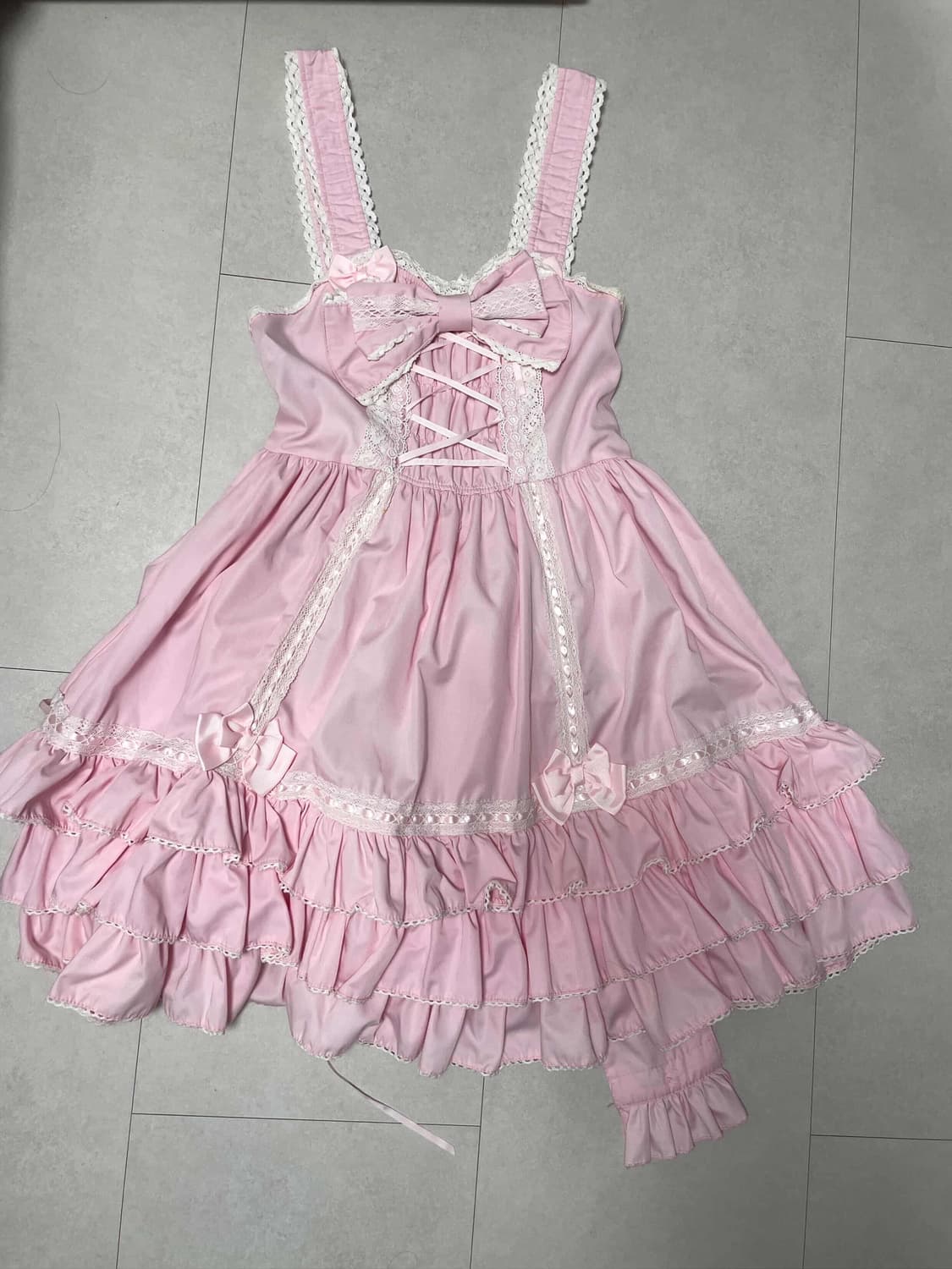 바디라인 로리타 핑크 점스카 상품이미지1