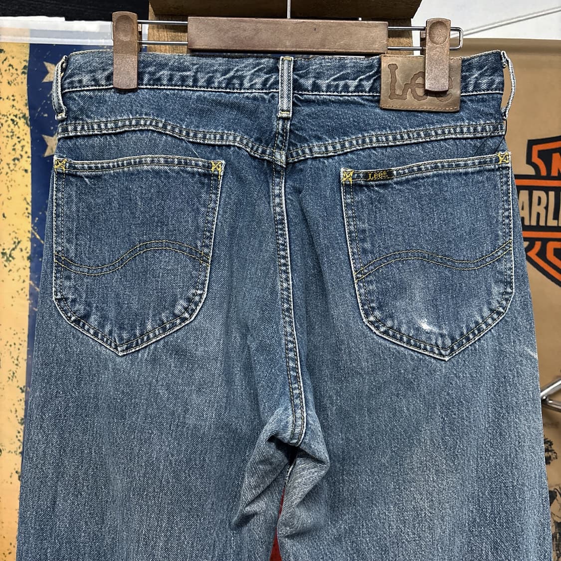 90~00s 리 라이더스 샌포라이징 헤비웨이트 데님팬츠 N1194   상품이미지5