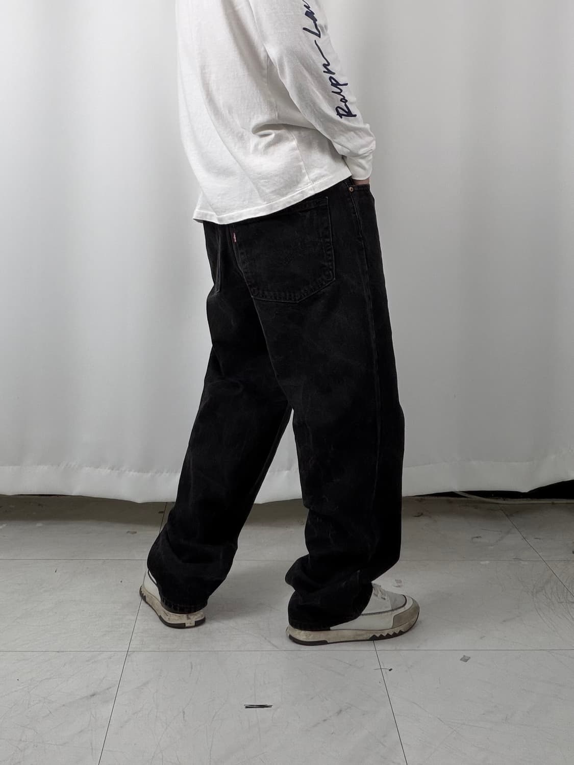 a220) 34 리바이스 550 흑청 상품이미지1