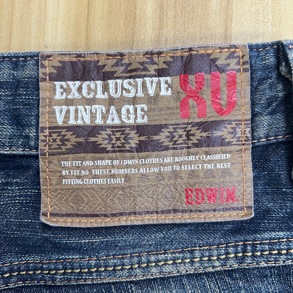 Edwin 에드윈 익스클루시브 빈티지 웨스턴 데님 팬츠 28 상품이미지3
