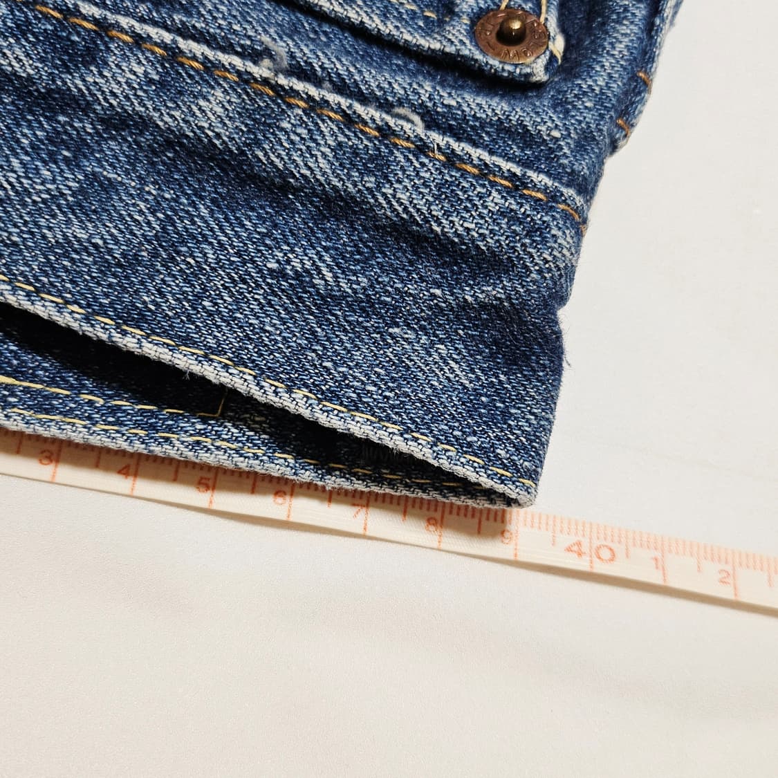 [M(2)][오어슬로우orslow]107 아이비 핏 셀비지 데님 2yr 상품이미지9