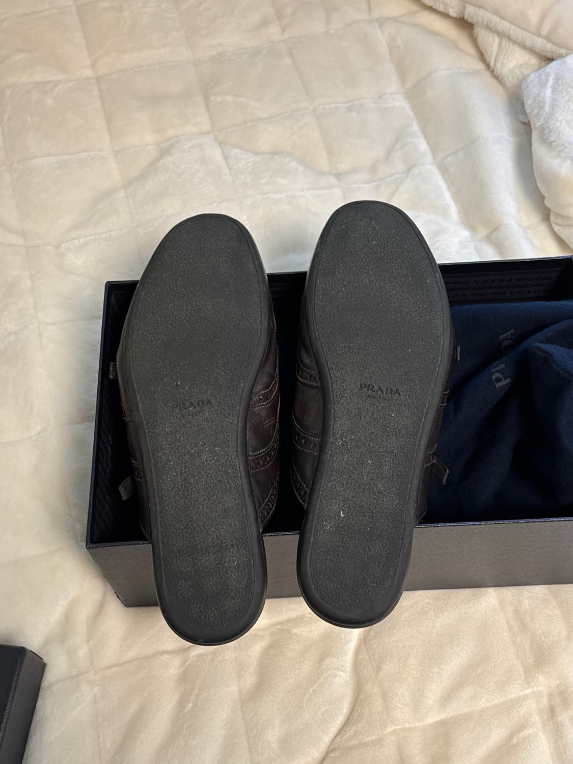 (마지막 가격인하)프라다 더블몽크 뮬 컬랩스 상품이미지5