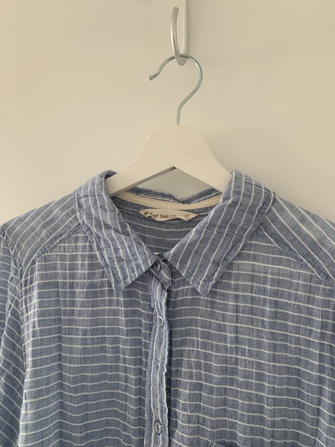 블루 스트라이프 셔츠 상품이미지6