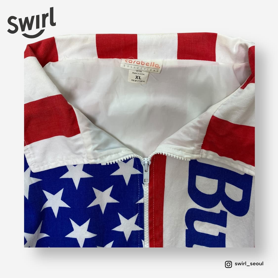 🌊USA budweiser 성조기  jacket 상품이미지6