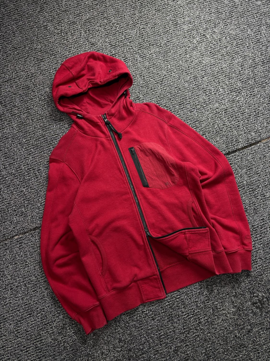 CP컴퍼니 시그니처 로고 포켓 후디 자켓 2440 상품이미지1