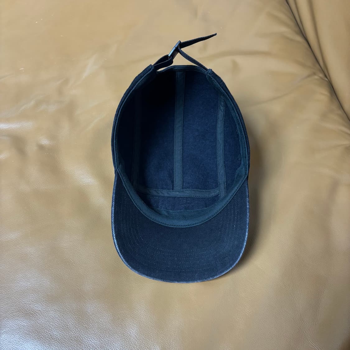 Supreme 슈프림 데님 블랙 캠프캡 모자 (Denim Black) 상품이미지6