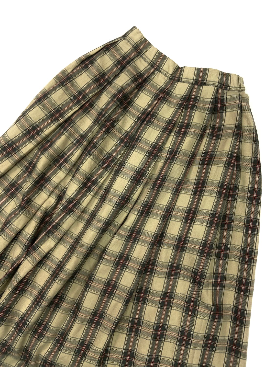 JPN check skirt 상품이미지3