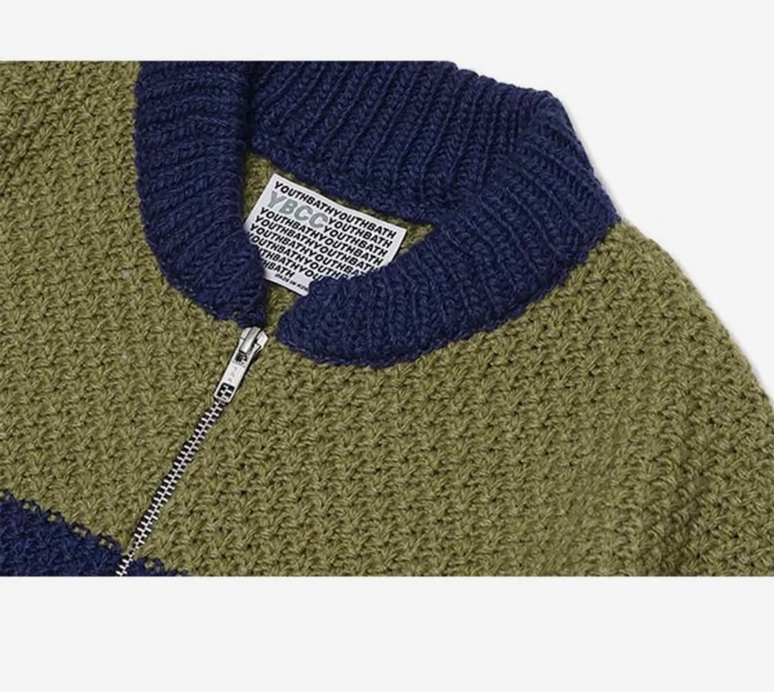 유스배스 집업 가디건 남녀공용 M - 새상품 상품이미지2