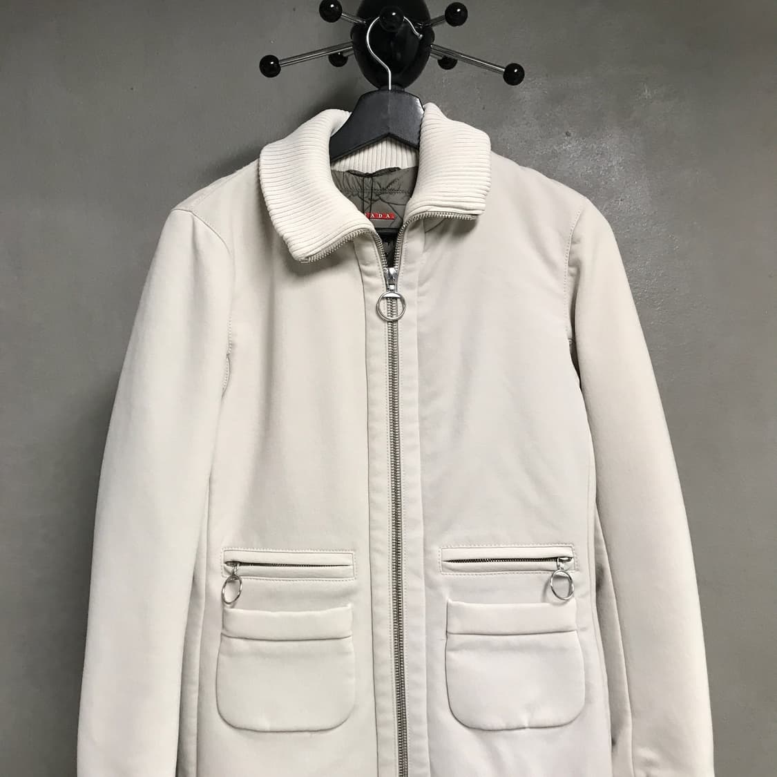 프라다 아이보리 코트 40(W) 상품이미지2