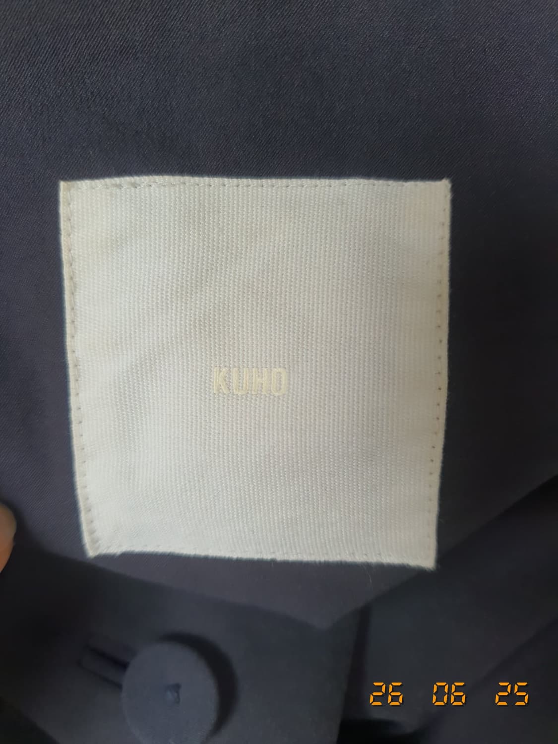 KUHO(구호)정품 자켓 88-96-165 블랙 상품이미지5