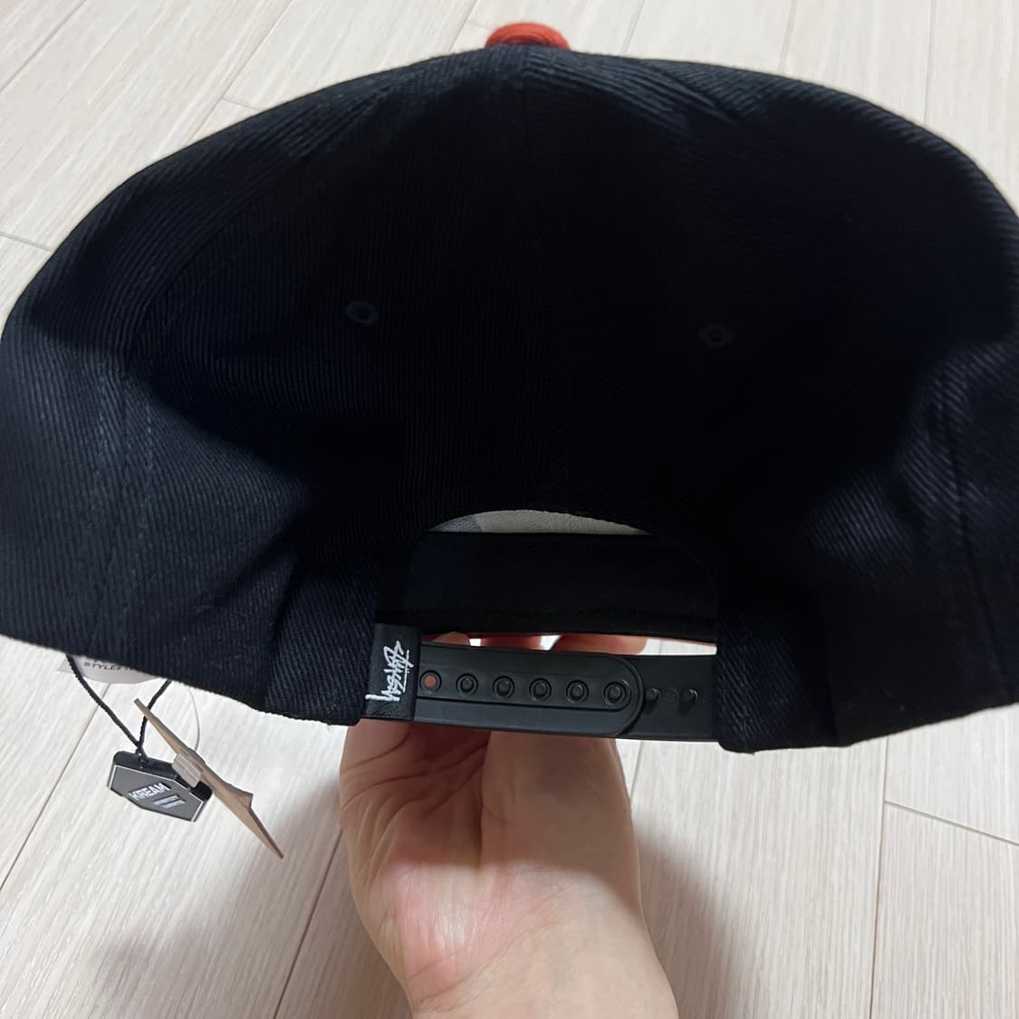 스투시 트윌 스탁 8볼 캡 블랙 (새상품) 상품이미지2