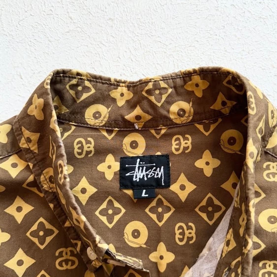 90‘s 스투시 모노그램 셔츠 상품이미지7