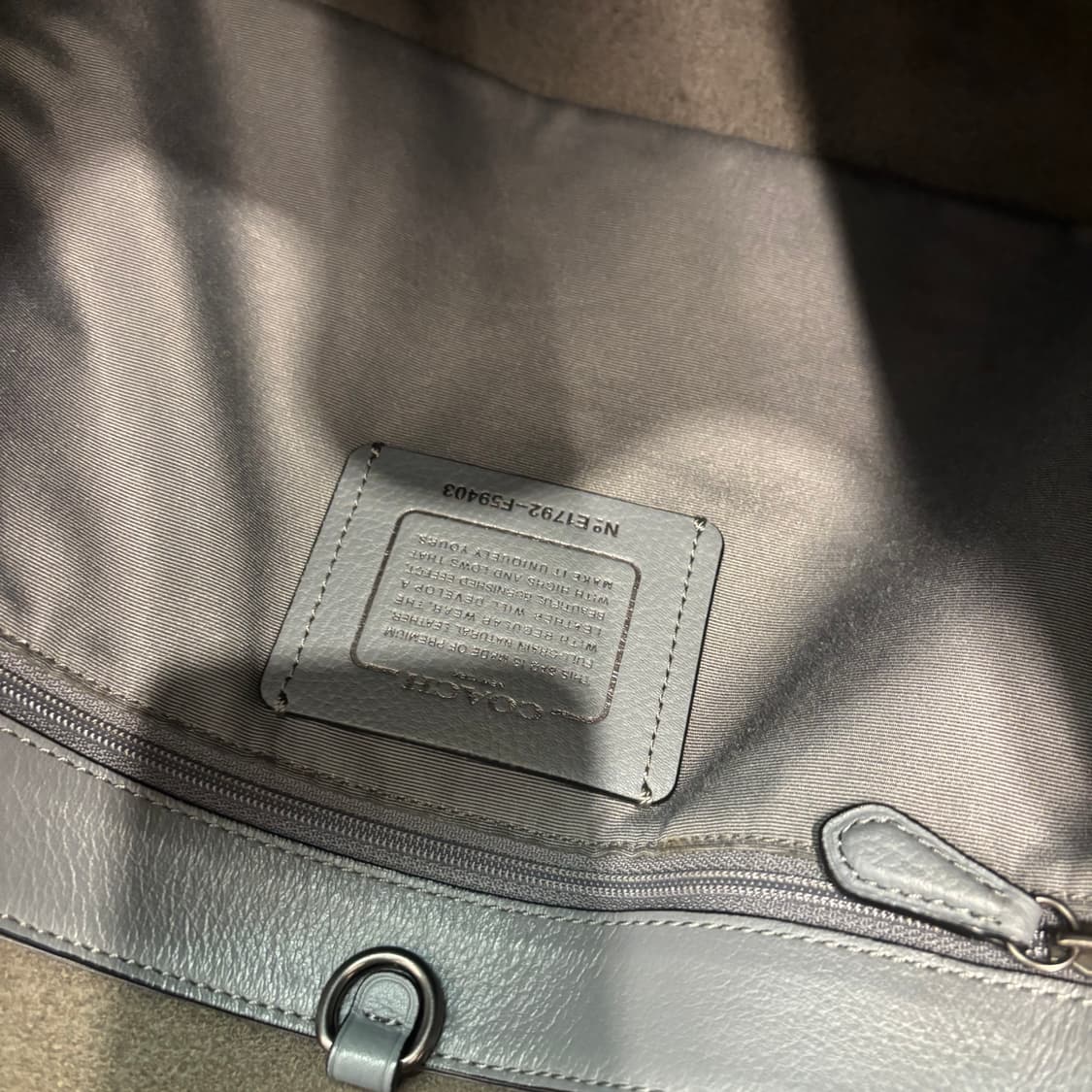 정품 코치 가죽 숄더백     상품이미지10