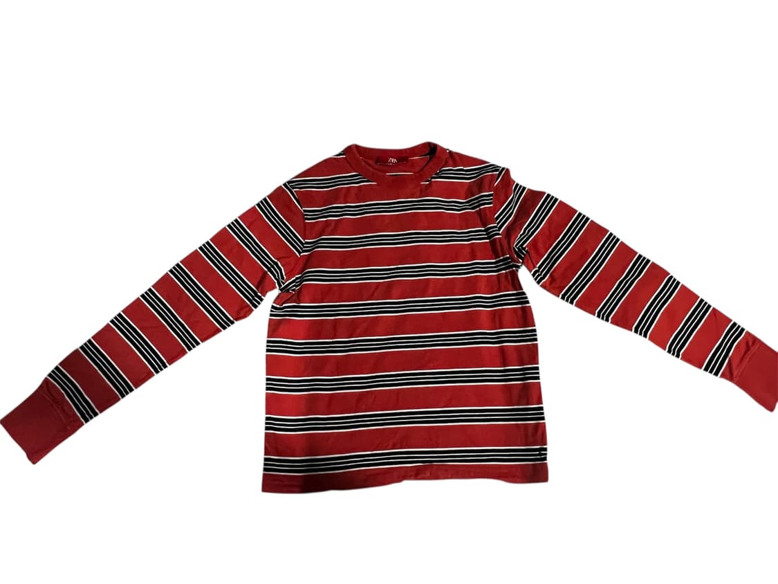 Zara x harry lambert 스트라이프 롱슬리브 상품이미지1