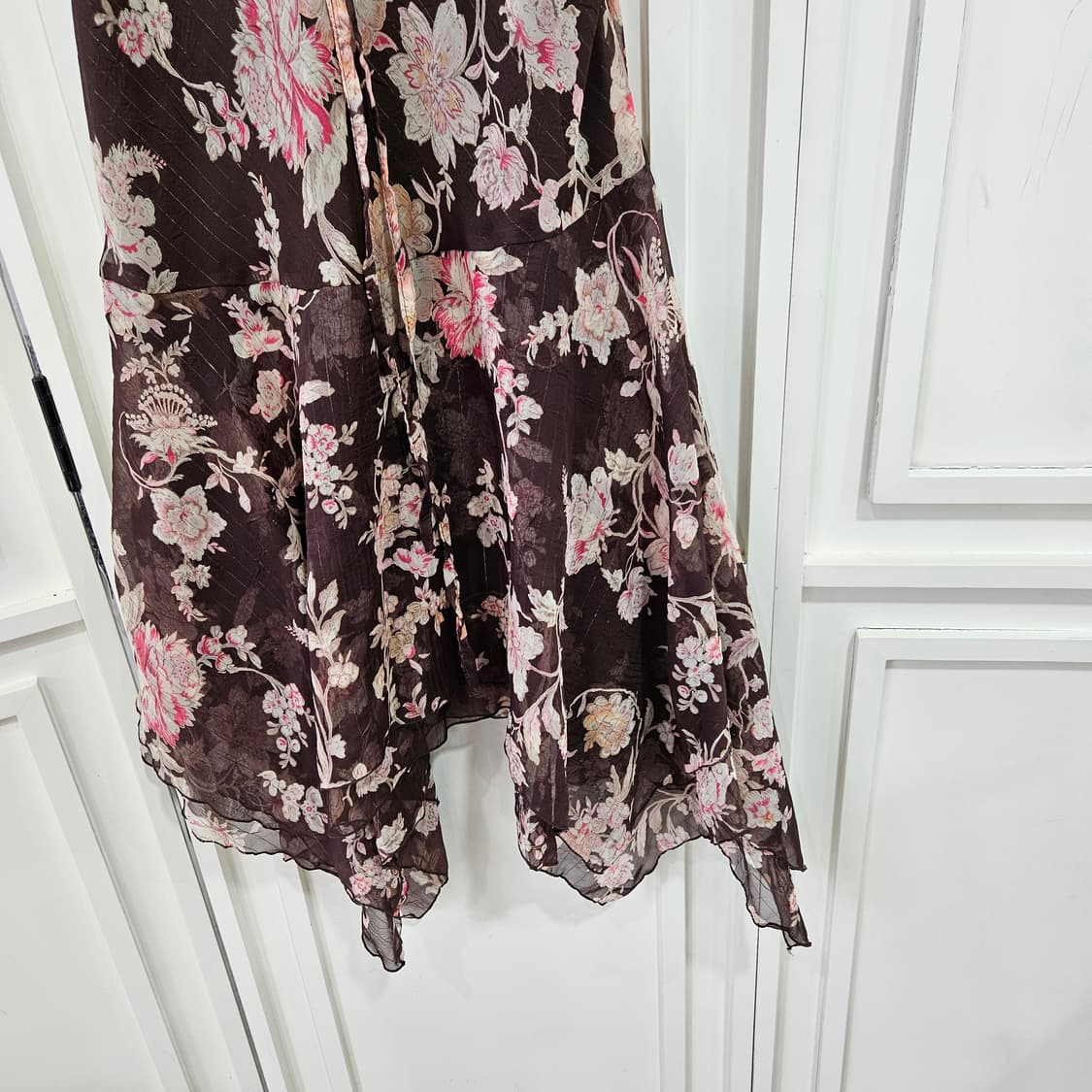 플라워 쉬폰 언발 원피스 상품이미지3