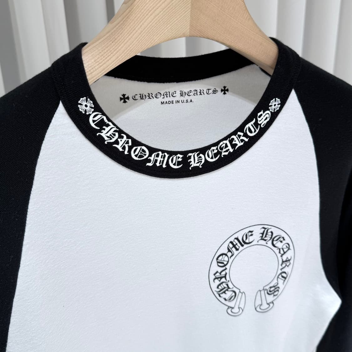 M / 크롬하츠 자수 베이스볼 롱슬리브 상품이미지6