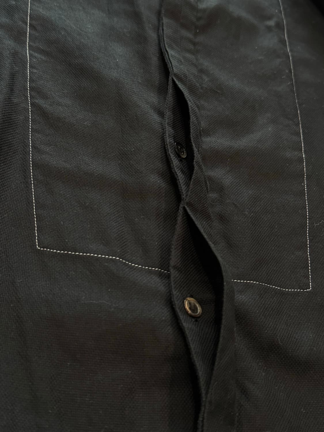 언더커버 07ss "PURPLE" 스퀘어 라인 버튼업 셔츠 상품이미지7