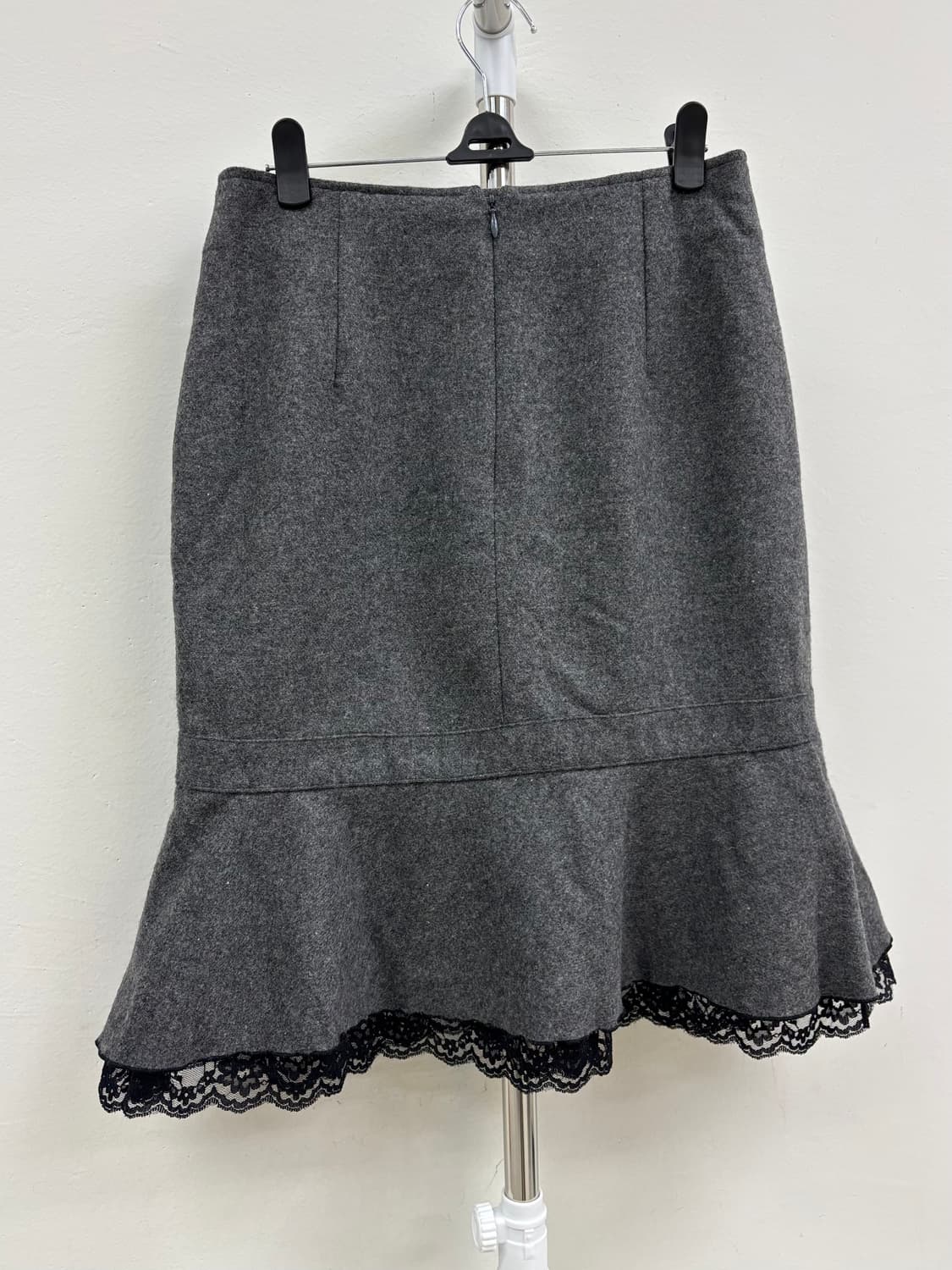 빈티지 차콜 미디 스커트 상품이미지6