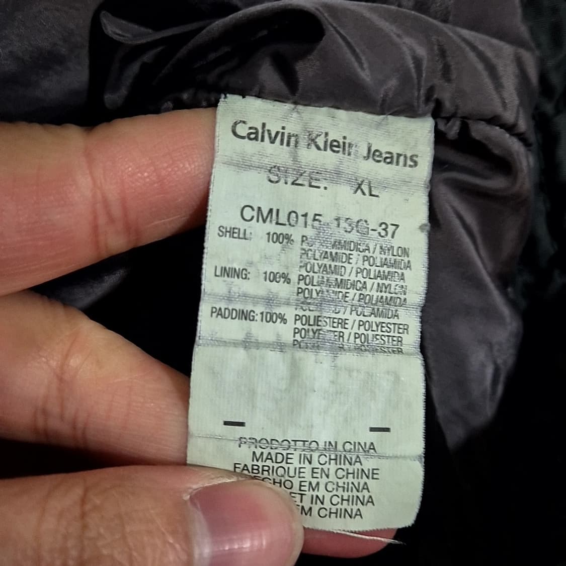 캘빈클라인 나일론 봄버 자켓 상품이미지6