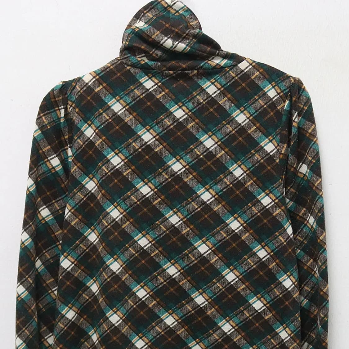 엑시즈팜 체크  프릴 터틀넥 니트 60582 상품이미지6