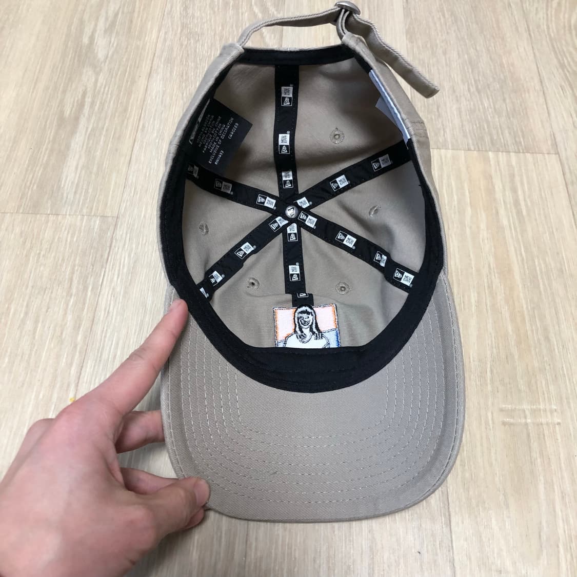 (OS) 뉴에라 X 페이스오카 페이스 걸 언스트럭쳐 볼캡 베이지 상품이미지5