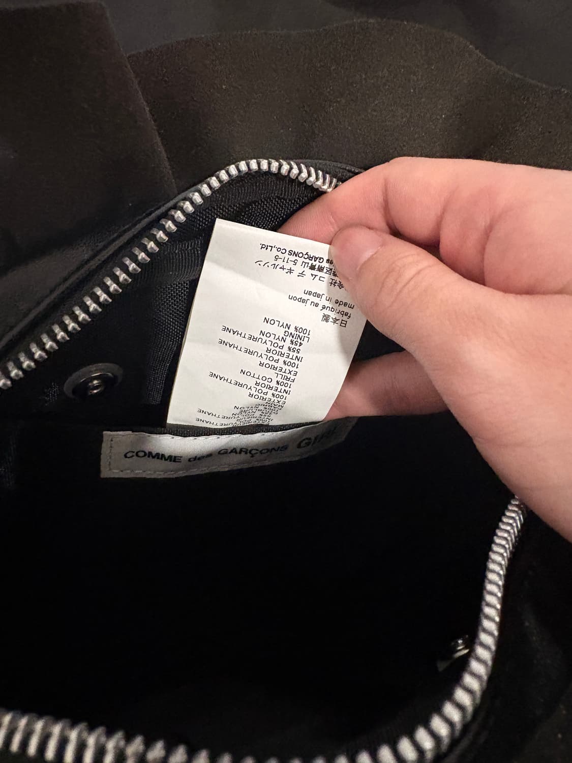 꼼데가르송 걸 프릴 백 판매합니다  상품이미지3