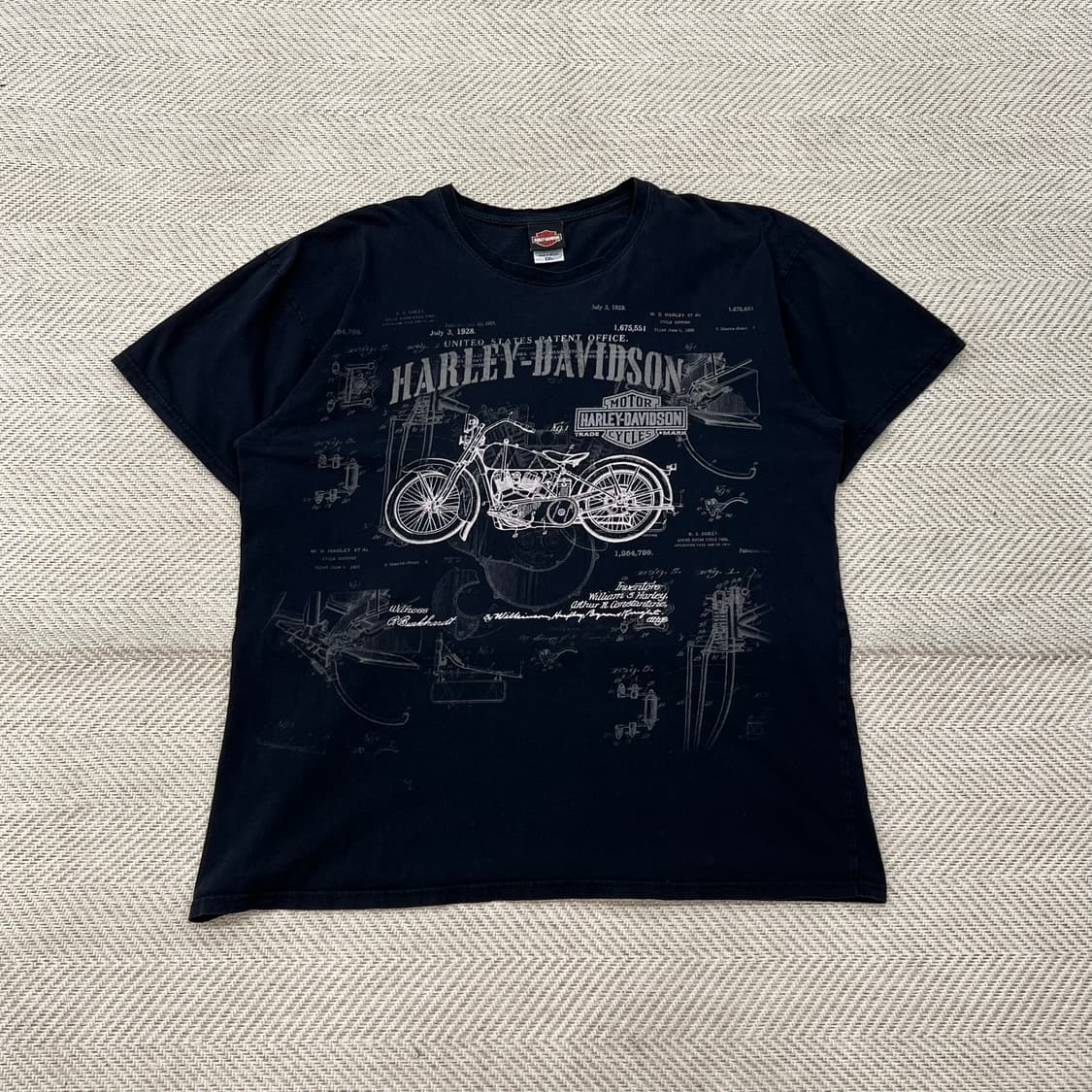 할리데이비슨 프린팅반팔티 r3076 상품이미지1