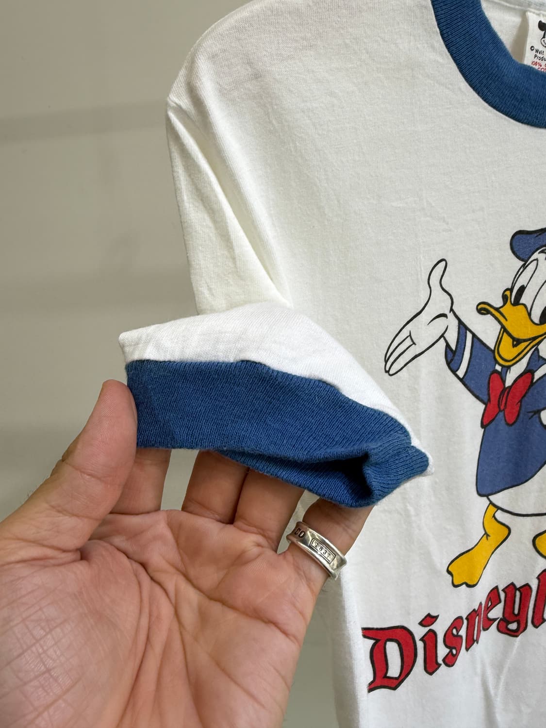 DISNEY (Made in USA) 도날드덕 티셔츠 상품이미지5