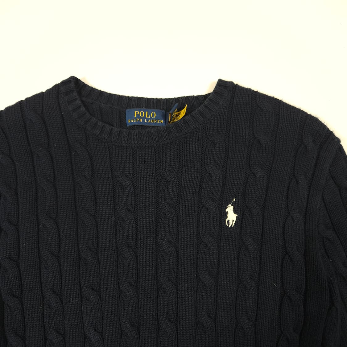 폴로 랄프로렌 네이비 케이블 니트  상품이미지2