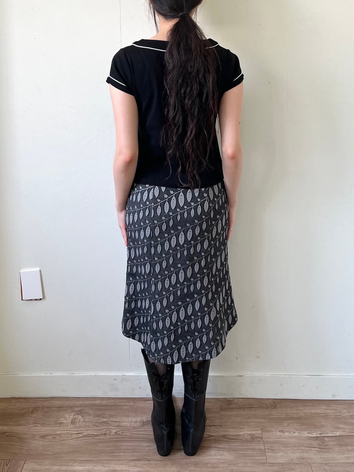 INDIVI 멀티 패턴 스커트 상품이미지10