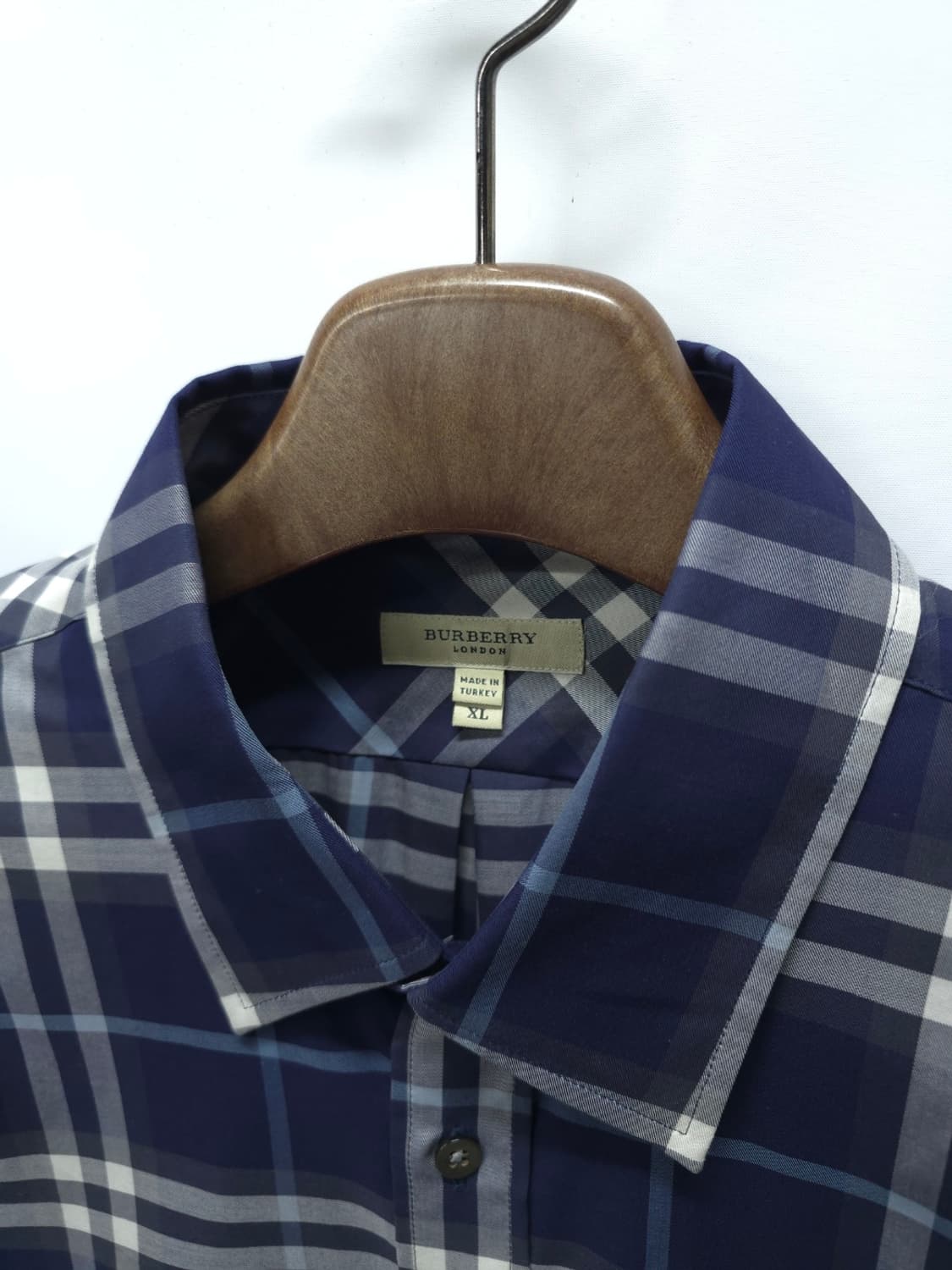 버버리 런던 남성 클래식 체크 셔츠 XL 상품이미지3
