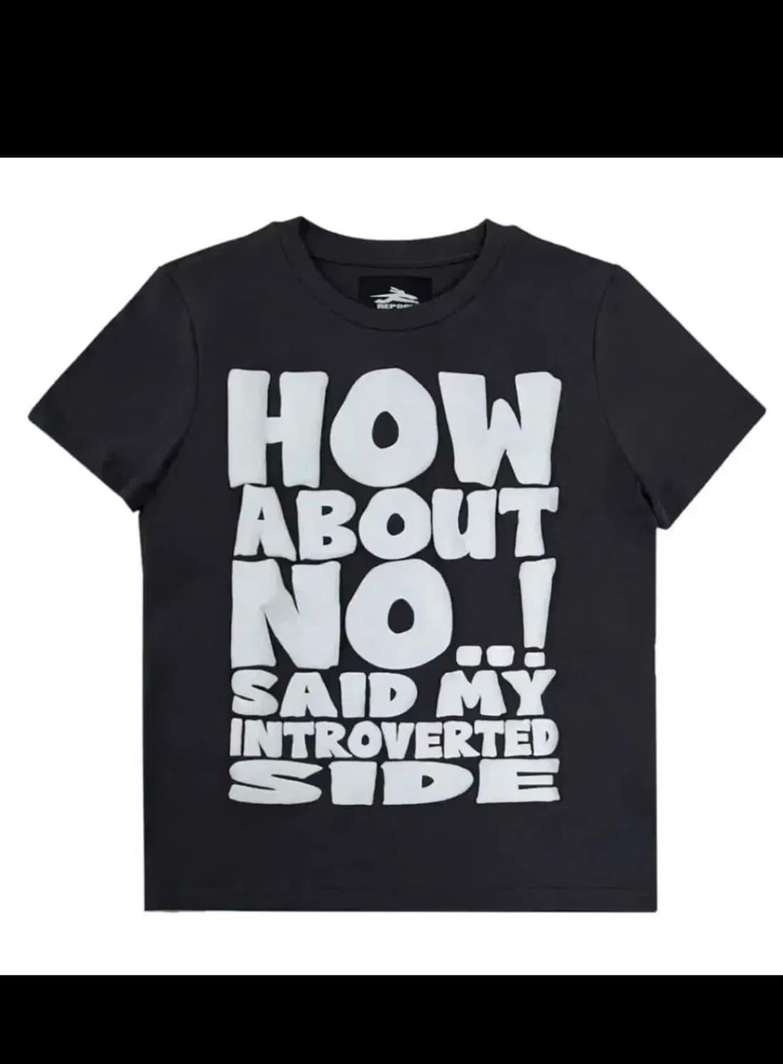 제노리포트 티셔츠 차콜 상품이미지1