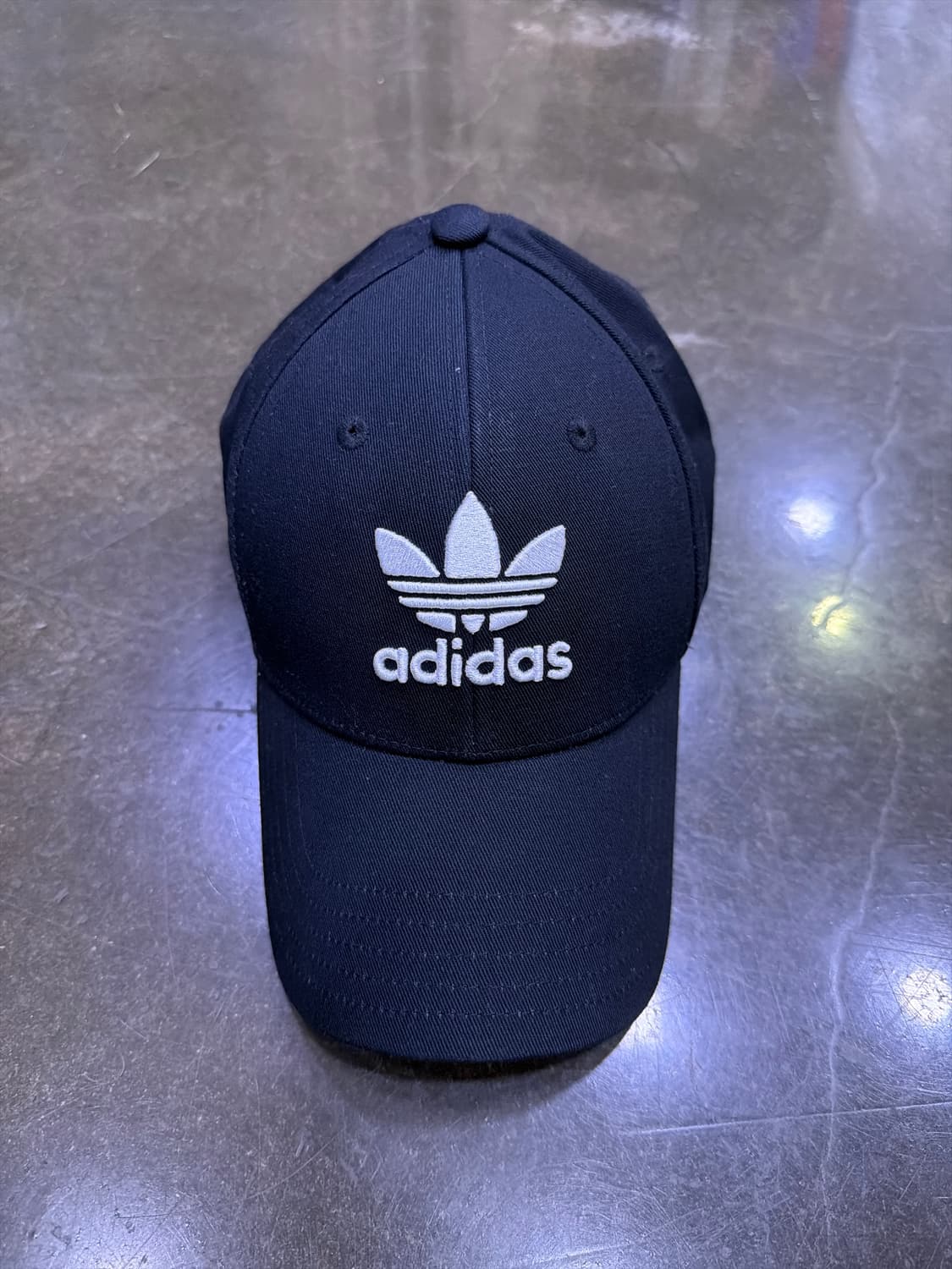 아디다스 오리지널 트레포일 자수 볼캡 블랙 상품이미지2