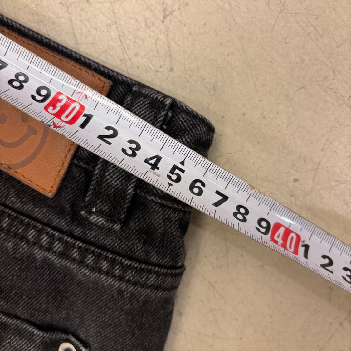 키르시 워싱 흑청 카고 와이드 데님 팬츠 상품이미지7