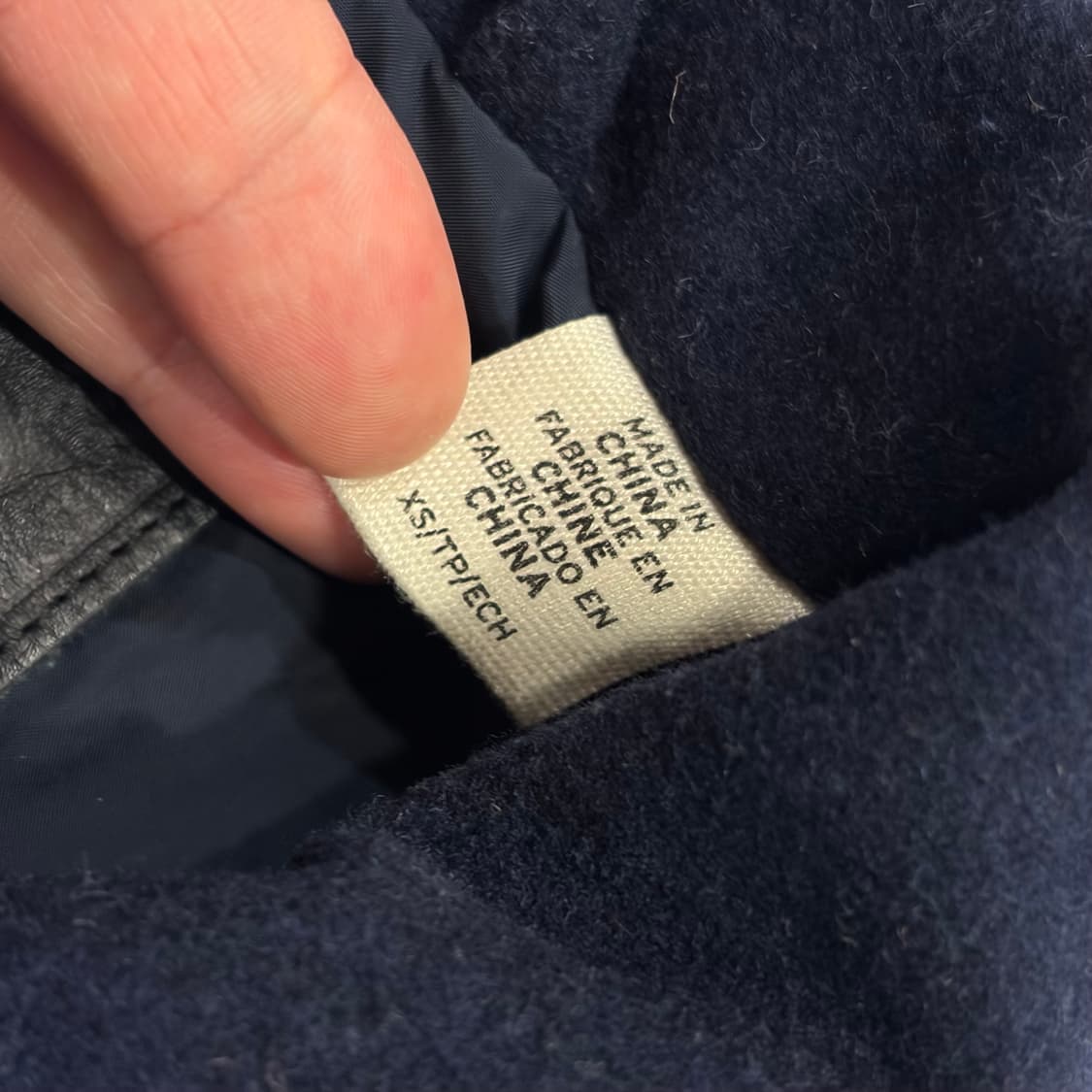 [XS] 리바이스 울 네이비 바시티 자켓 D791 상품이미지5