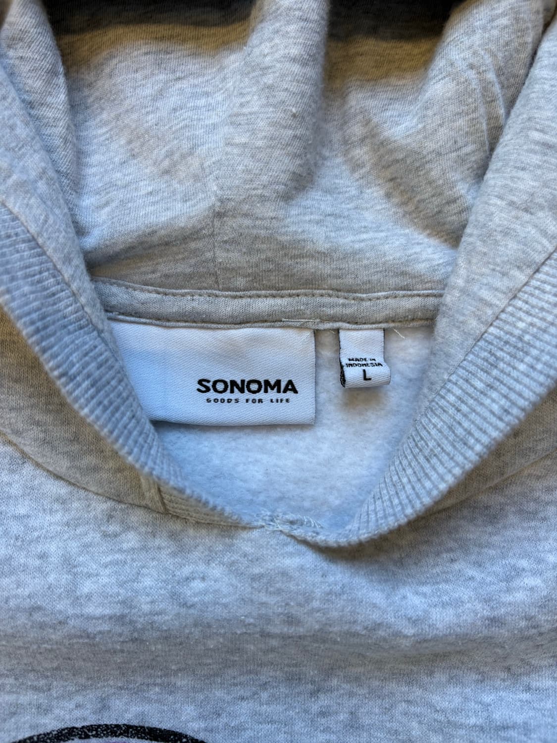 SONOMA 멜란지 그레이 후디 상품이미지3