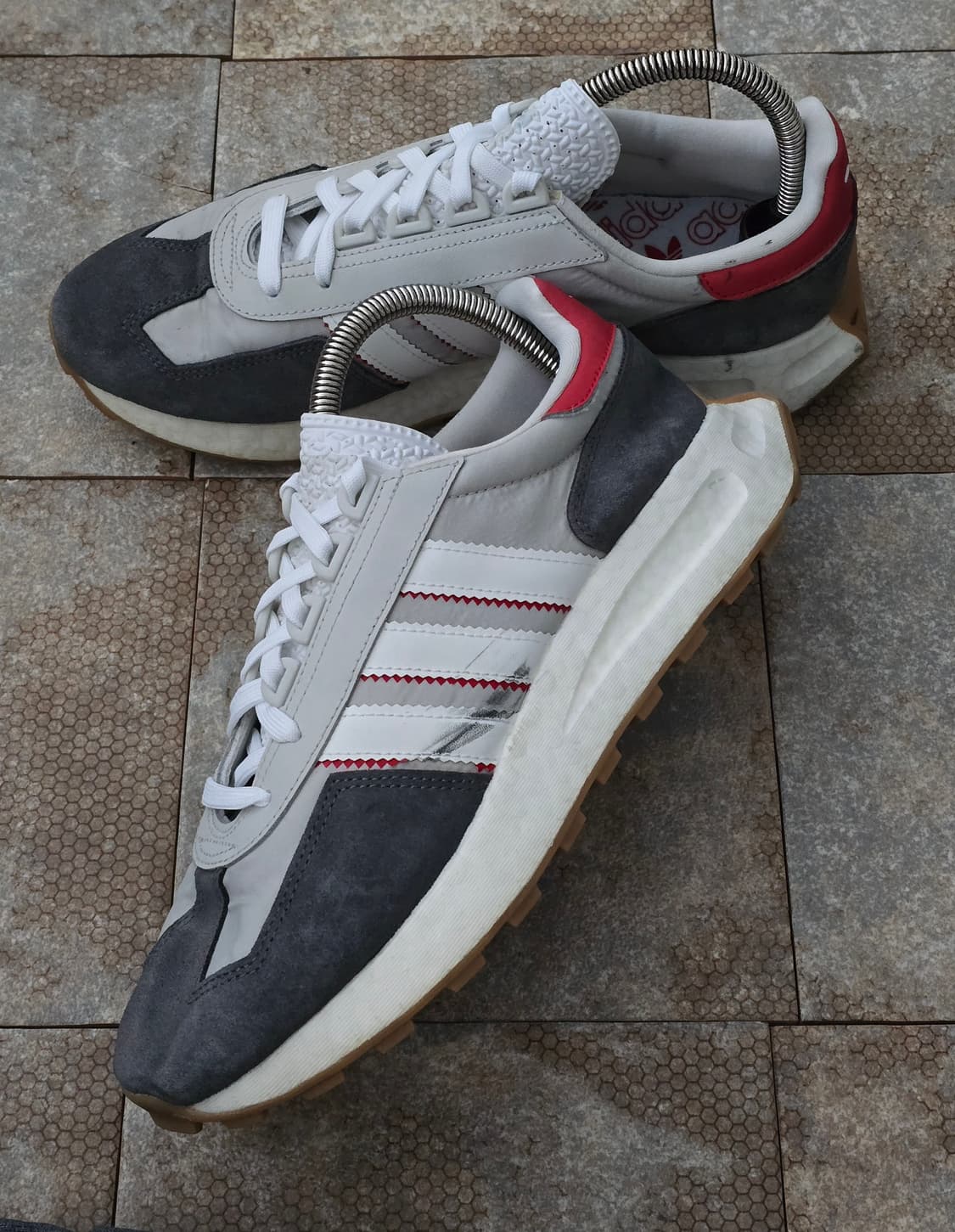 (270)아디다스 레트로피 e5 그레이 화이트 상품이미지3