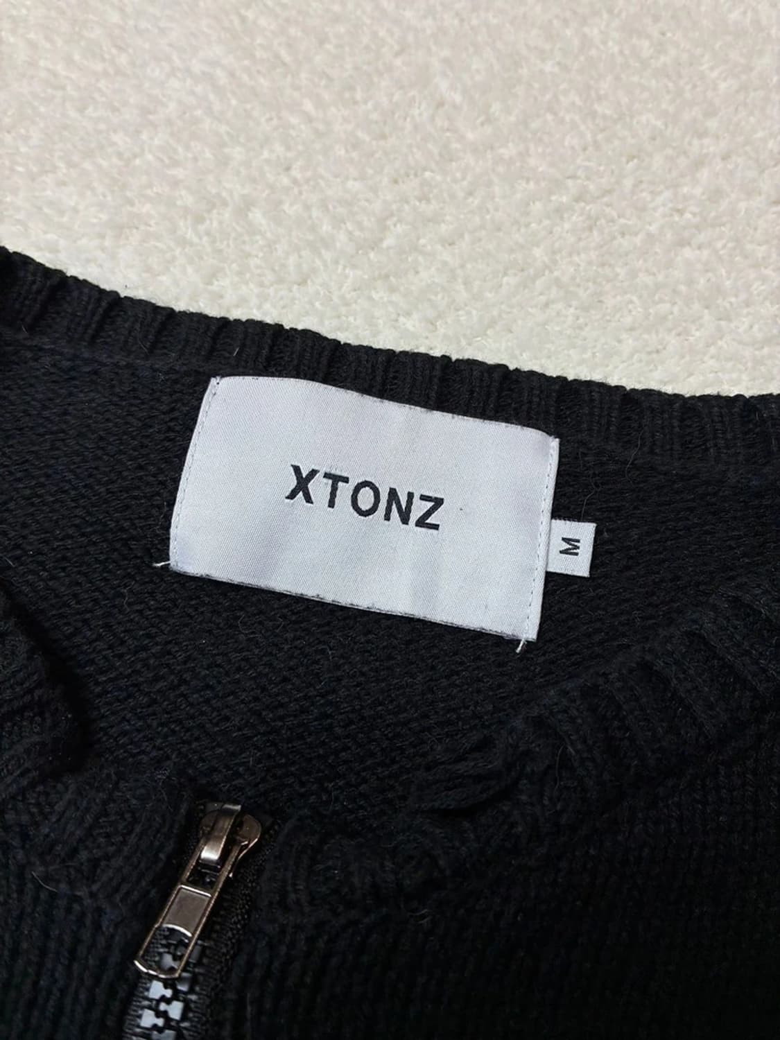 엑스톤즈 26FW 보운 니트 집업 PN5804 상품이미지8