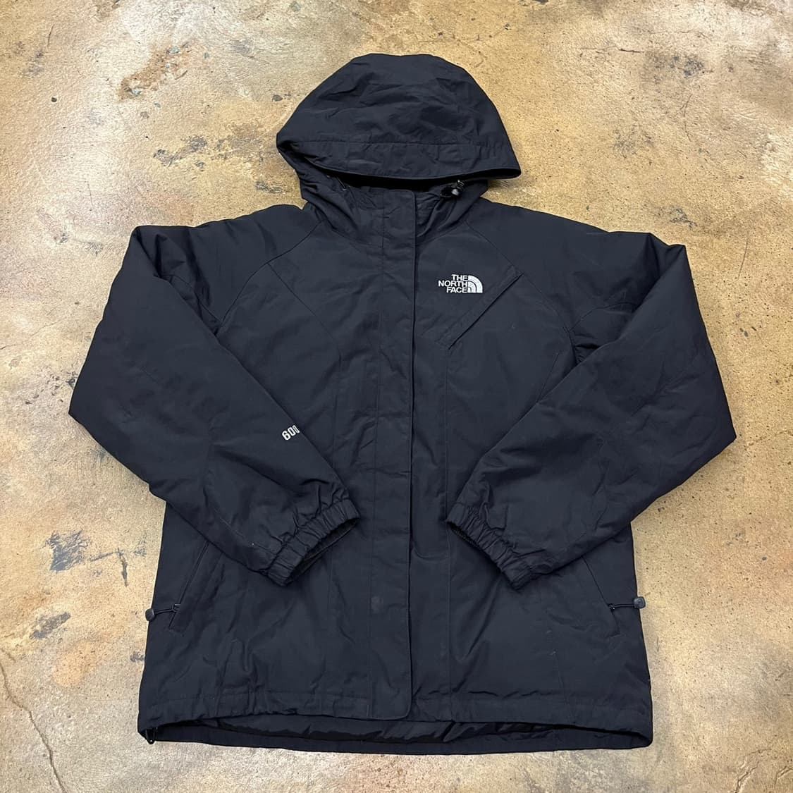 [정품/XL] 노스페이스 블랙 바람막이 자켓 600 b14 상품이미지2