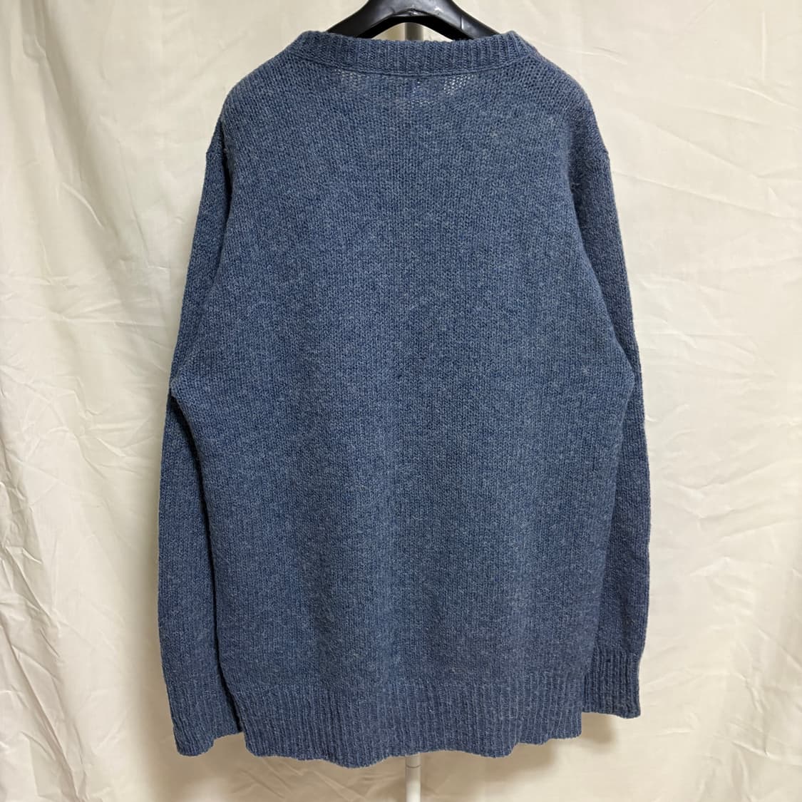 엘엘빈 Made in USA 울 라운드 니트 / 블루, L 상품이미지6