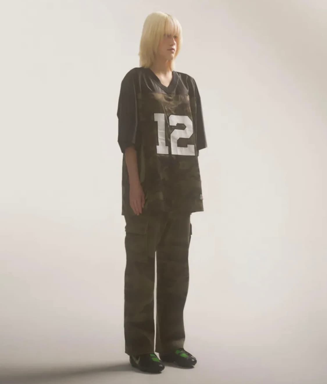 2000 풋볼 티셔츠 (블랙-카모) 상품이미지4